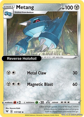 Metang - 117/185 - [SWSH04 - SWSH04: Vivid Voltage] - Reverse Holofoil