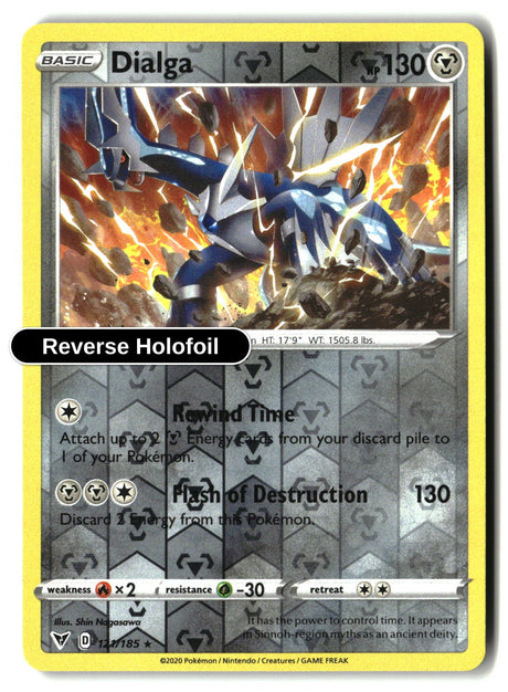 Dialga - 121/185 - [SWSH04 - SWSH04: Vivid Voltage] - Reverse Holofoil