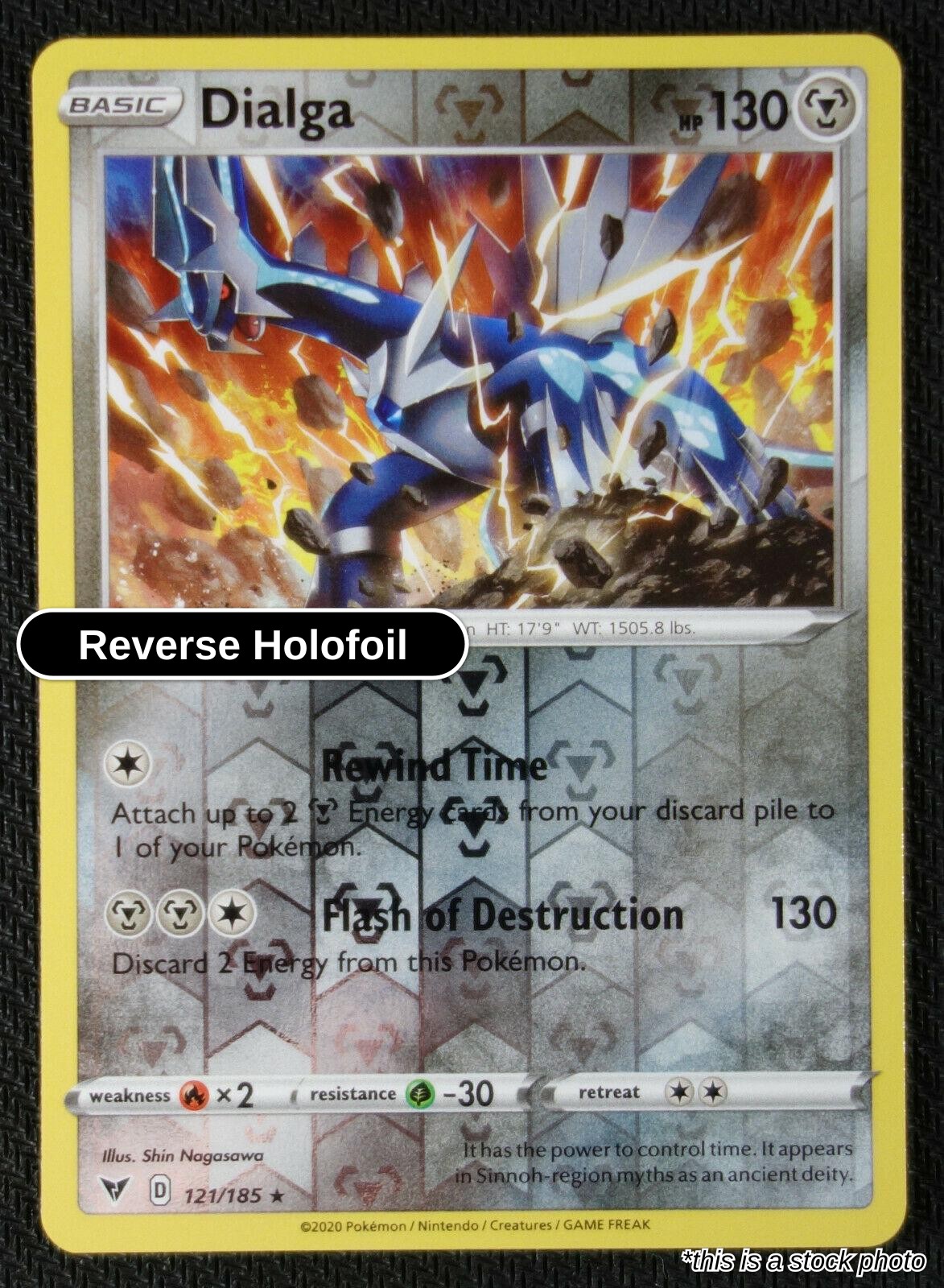 Dialga - 121/185 - [SWSH04 - SWSH04: Vivid Voltage] - Reverse Holofoil