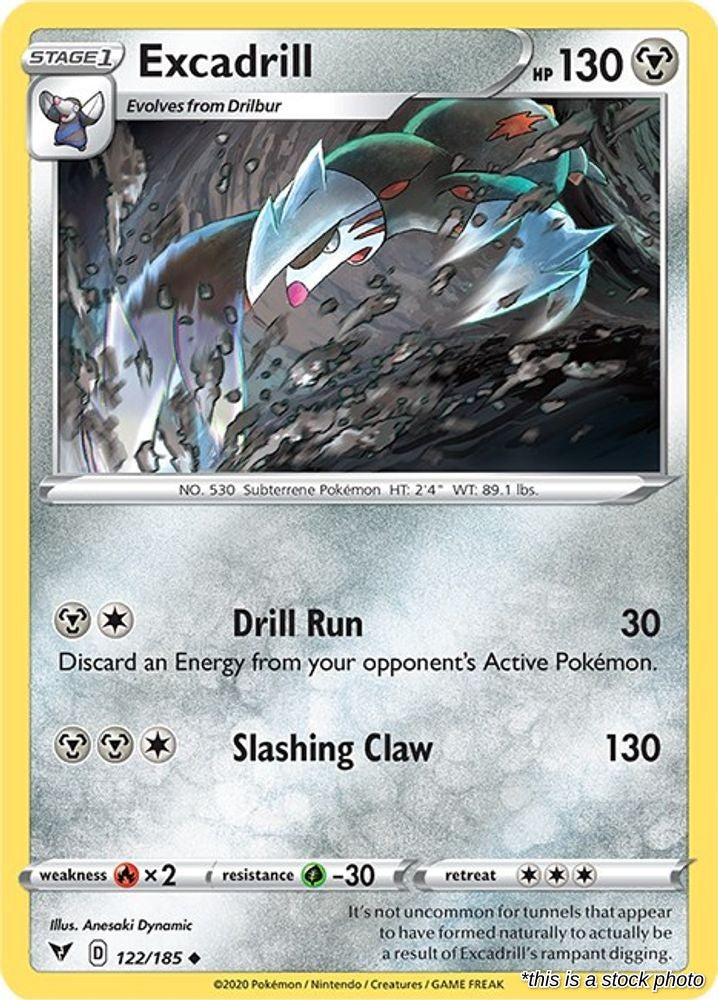 Excadrill - 122/185 - [SWSH04 - SWSH04: Vivid Voltage]