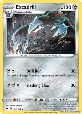 Excadrill - 122/185 - [SWSH04 - SWSH04: Vivid Voltage]