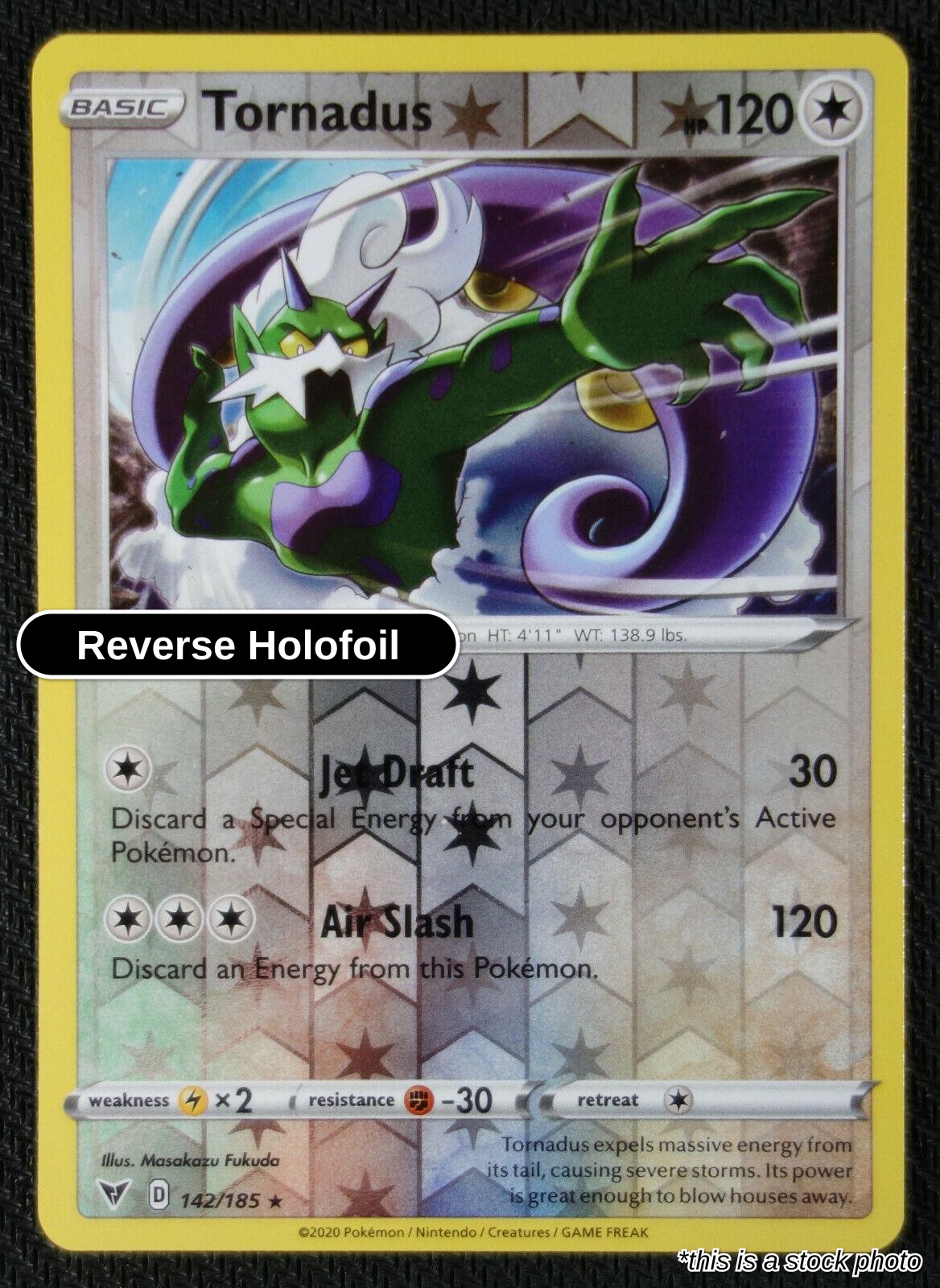 Tornadus - 142/185 - [SWSH04 - SWSH04: Vivid Voltage] - Reverse Holofoil
