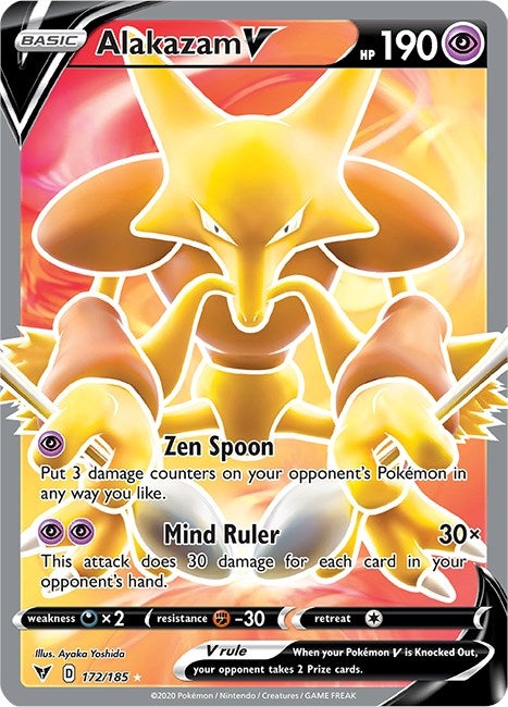 Image for Alakazam V (Full Art) (SWSH04) (172)