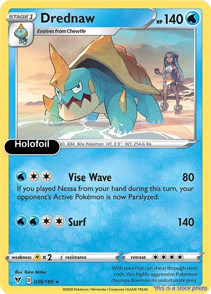 Drednaw - 39/185 (Cracked Ice Holo)