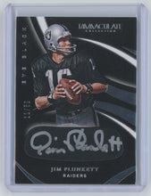 Load image into Gallery viewer, Jim Plunkett 2002 Immaculate Eye Black Auto EB-JP #11/50  S5066
