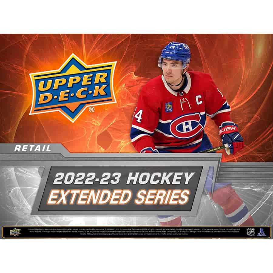 22-23 Upper Deck Extended Series Hockey Fat Pack Box of 18