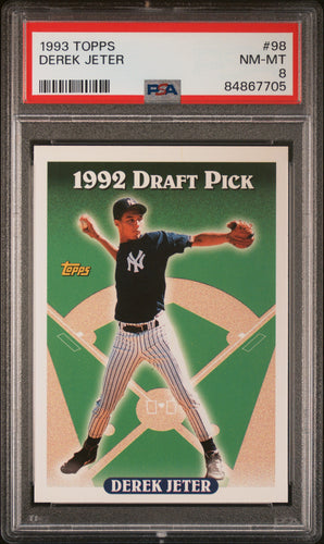 Derek Jeter 1993 Topps #98 PSA 8