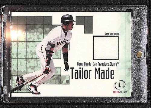 Barry Bonds 2001 Fleer Legacy Tailor Made #NNO