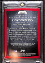 Load image into Gallery viewer, Rickey Henderson 2010 Topps Peak Performance Relics #PPR-RHE

