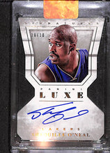 Load image into Gallery viewer, Shaquille O&#39;Neal 2015-16 Panini Luxe - Die Cut Autographs Gold #DC-SON /10
