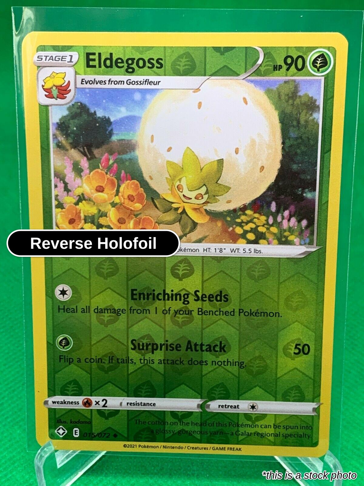 Eldegoss - 015/072 - [SHF - Shining Fates] - Reverse Holofoil