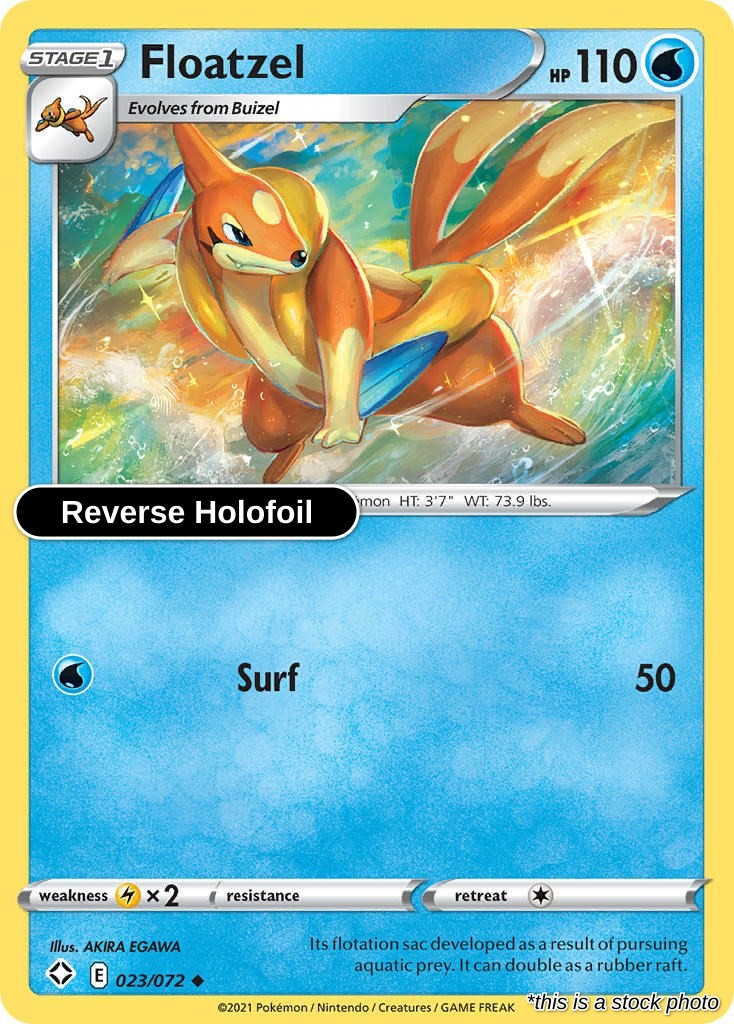 Floatzel - 023/072 - [SHF - Shining Fates] - Reverse Holofoil