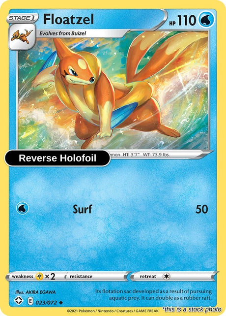 Floatzel - 023/072 - [SHF - Shining Fates] - Reverse Holofoil