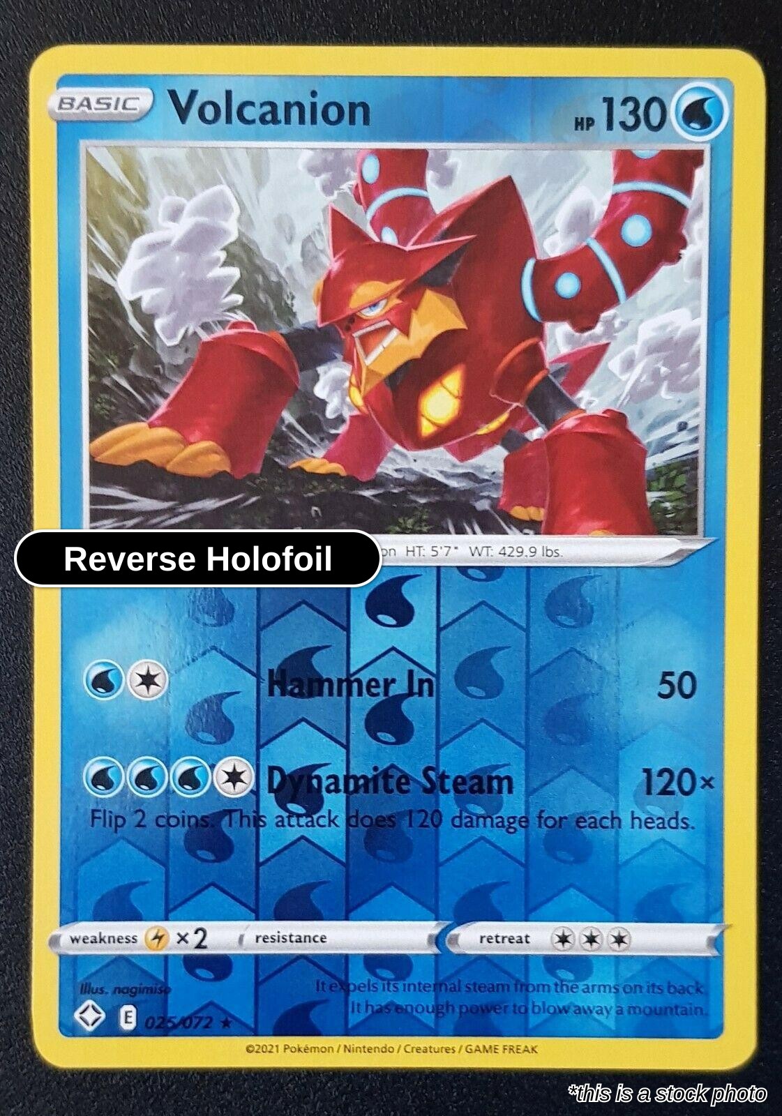 Volcanion - 025/072 - [SHF - Shining Fates] - Reverse Holofoil