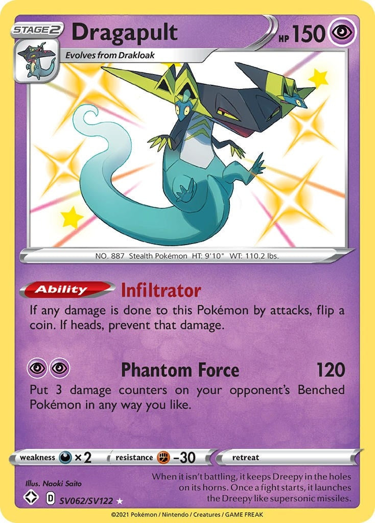 Dragapult (SV062/SV122) [Shining Fates: Shiny Vault]