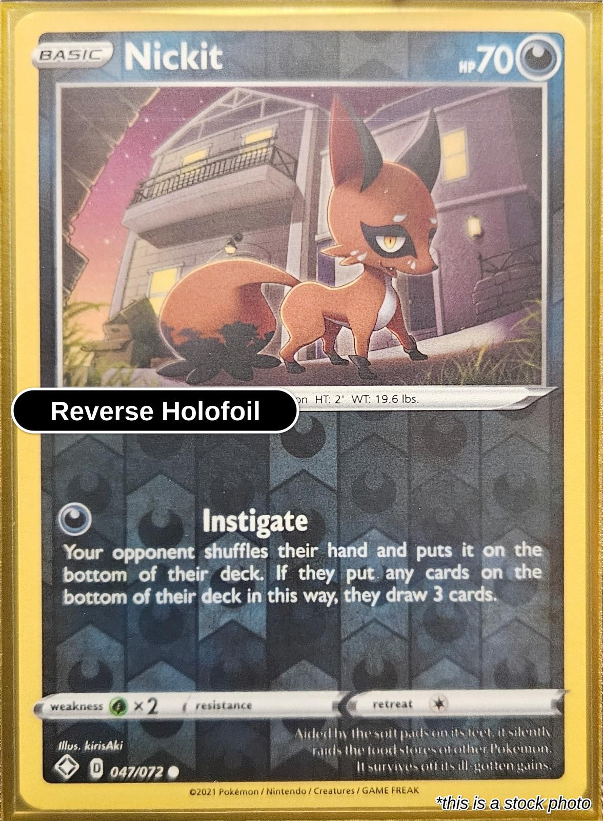 Nickit - 047/072 - [SHF - Shining Fates] - Reverse Holofoil