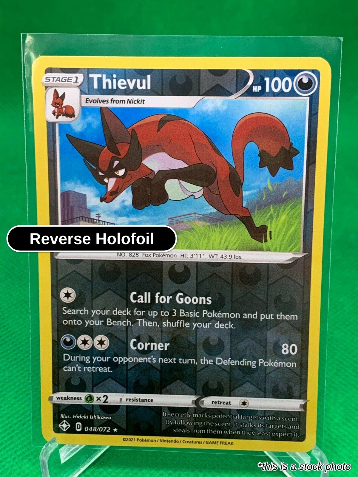 Thievul -Reverse Holofoil - 048/072 - [SHF - Shining Fates]