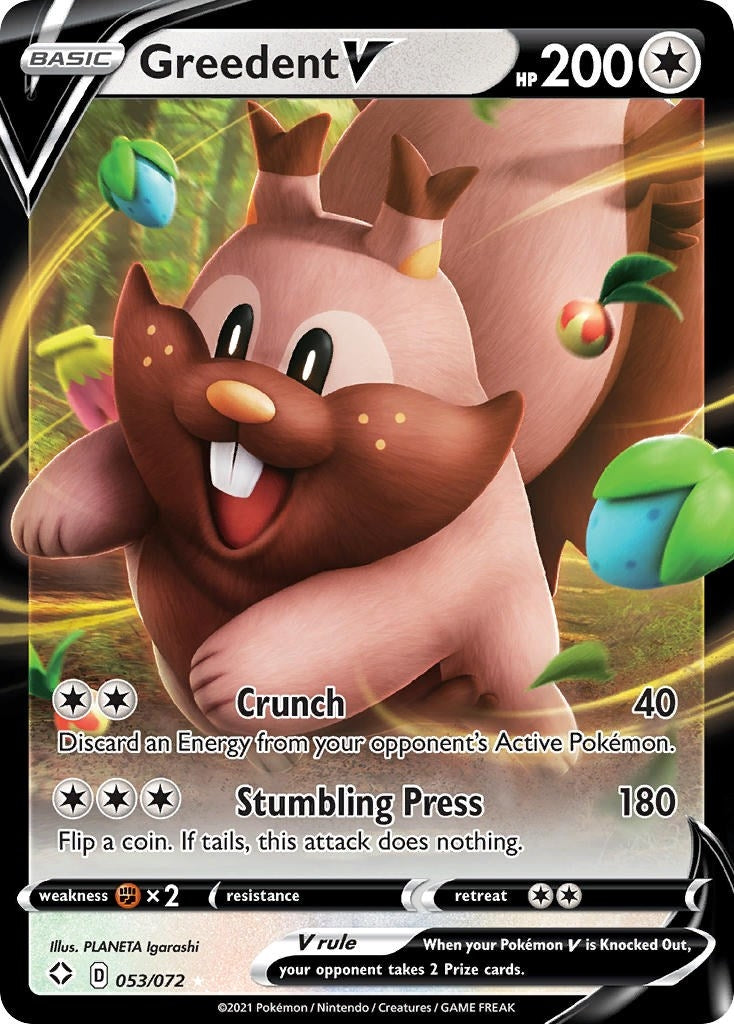 Greedent V (053/072) [Shining Fates]