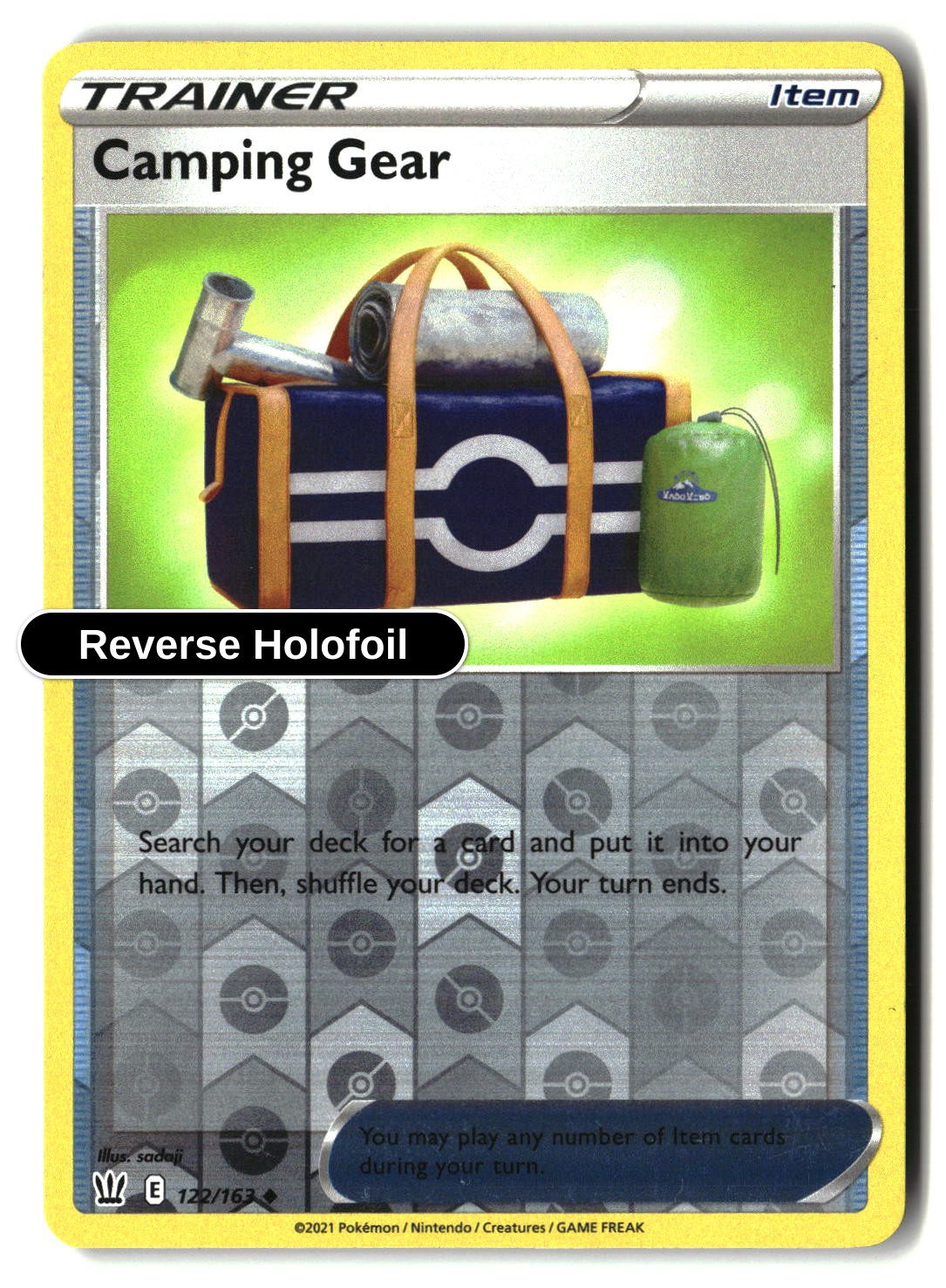 Camping Gear -Reverse Holofoil - 122/163 - [SWSH05 - SWSH05: Battle Styles]