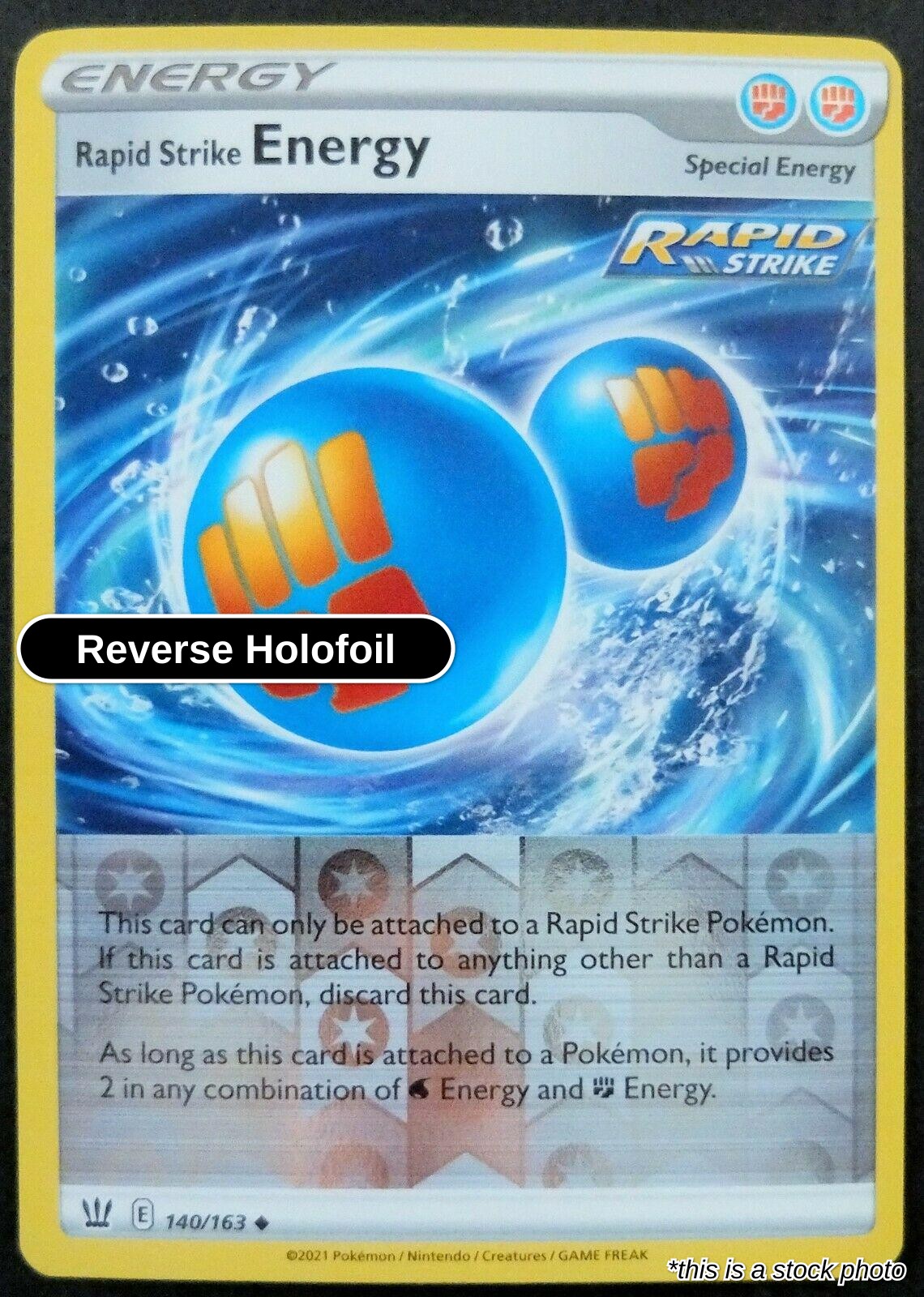Rapid Strike Energy - 140/163 - [SWSH05 - SWSH05: Battle Styles] - Reverse Holofoil