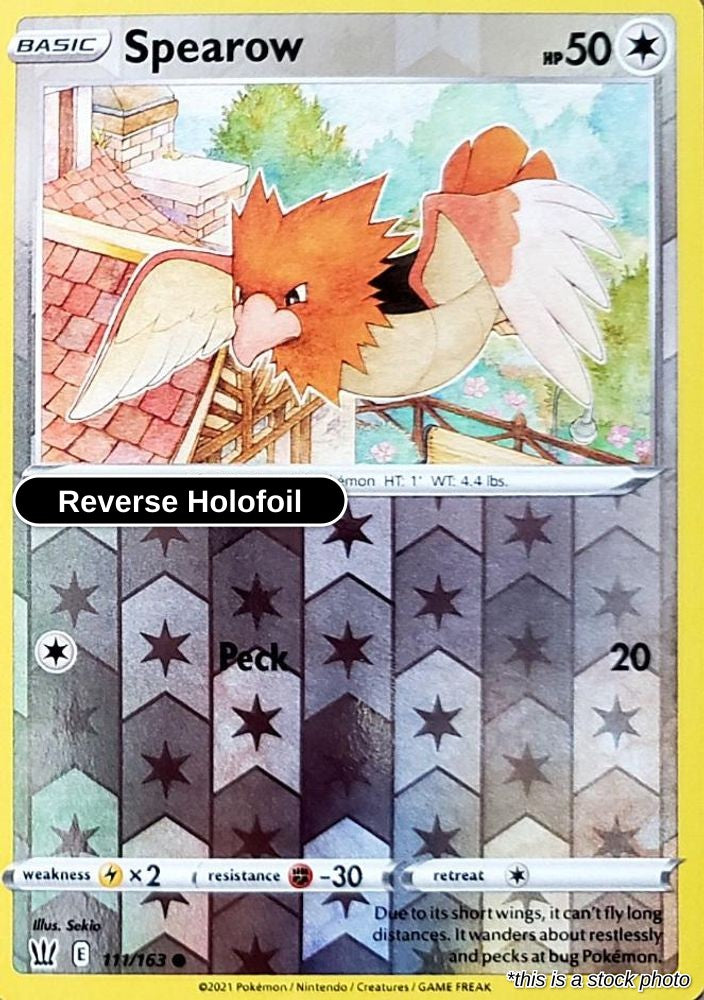 Spearow - 111/163 - [SWSH05 - SWSH05: Battle Styles] - Reverse Holofoil