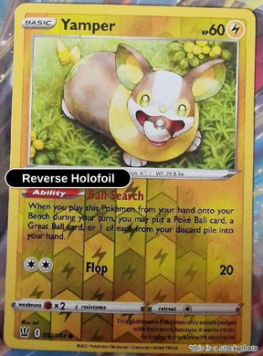 Yamper - 052/163 - [SWSH05 - SWSH05: Battle Styles] - Reverse Holofoil