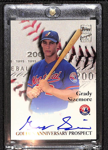 Grady Sizemore 2001 Topps Golden Anniversary Autographs #GAA-GS