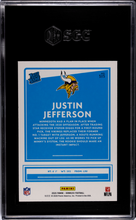 Load image into Gallery viewer, 2020 Donruss #313 Justin Jefferson SGC 10
