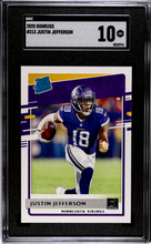 Load image into Gallery viewer, 2020 Donruss #313 Justin Jefferson SGC 10
