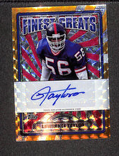Load image into Gallery viewer, Lawrence Taylor 2024 Finest Greats Autographs Gold Geometric Refractor #FG-LT /50
