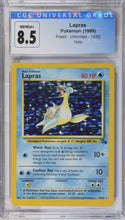 Load image into Gallery viewer, Lapras 1999 Fossil #10/62 CGC 8.5
