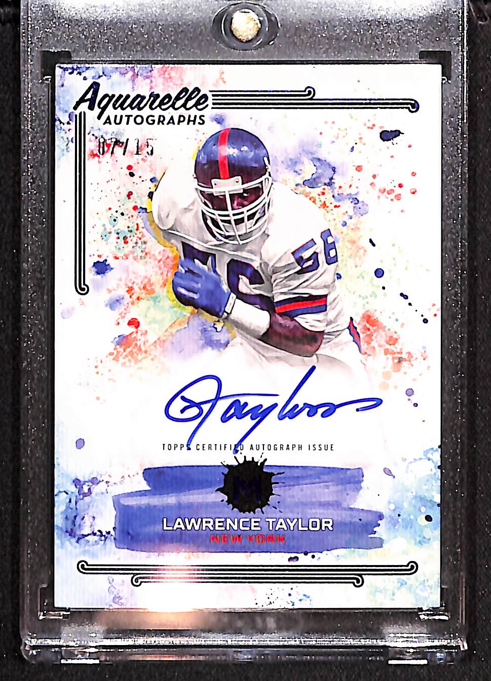 Lawrence Taylor 2024 Topps Motif Football Aquarelle #AA-LT /15