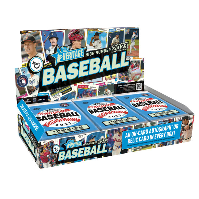 2023 Topps Heritage High Number Baseball - Hobby Box