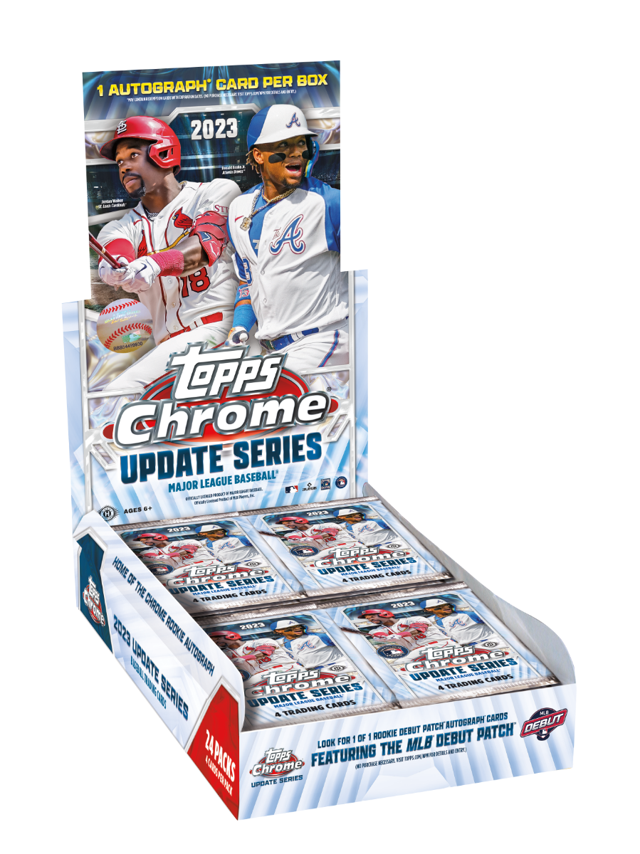1 Pack of 2023 Topps Chrome Update Series Baseball Hobby Box