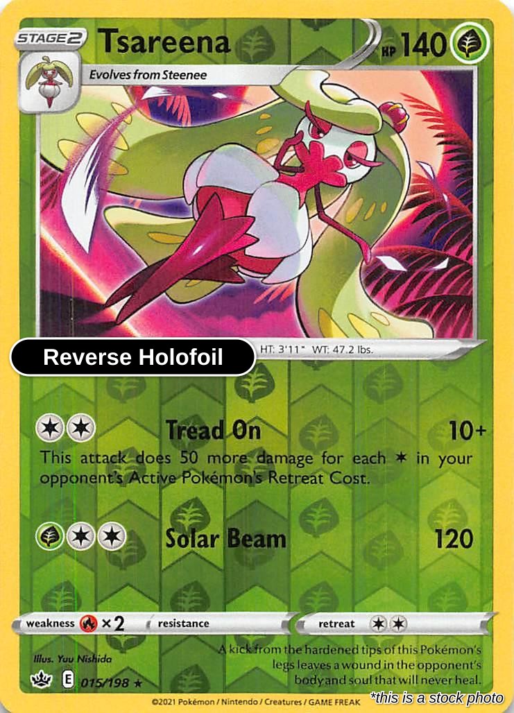 Tsareena - 015/198 - [SWSH06 - SWSH06: Chilling Reign] - Reverse Holofoil