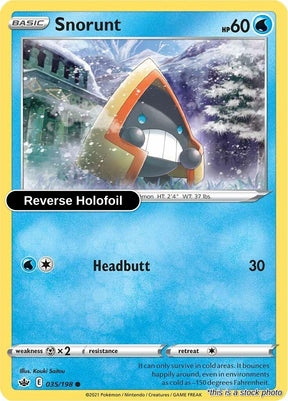 Snorunt - 035/198 - [SWSH06 - SWSH06: Chilling Reign] - Reverse Holofoil