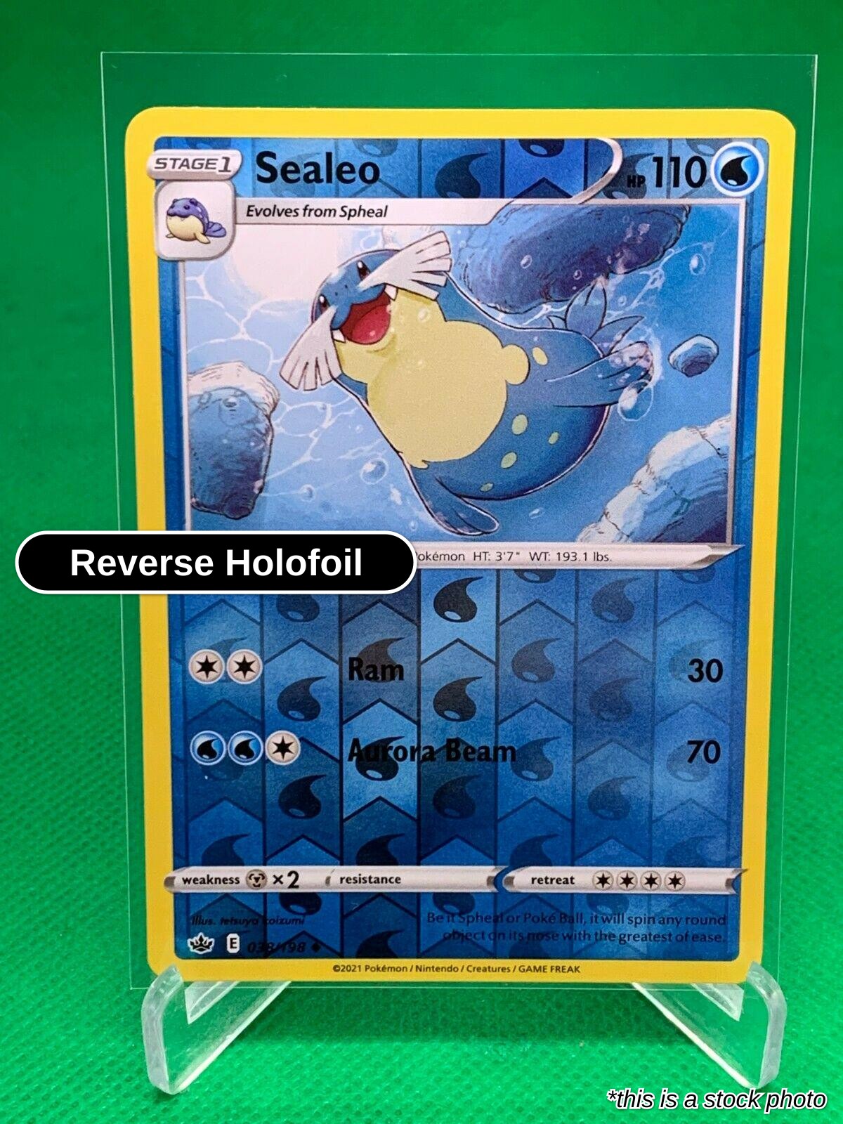Sealeo - 038/198 - [SWSH06 - SWSH06: Chilling Reign] - Reverse Holofoil