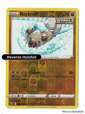 Rockruff - 086/198 - [SWSH06 - SWSH06: Chilling Reign] - Reverse Holofoil