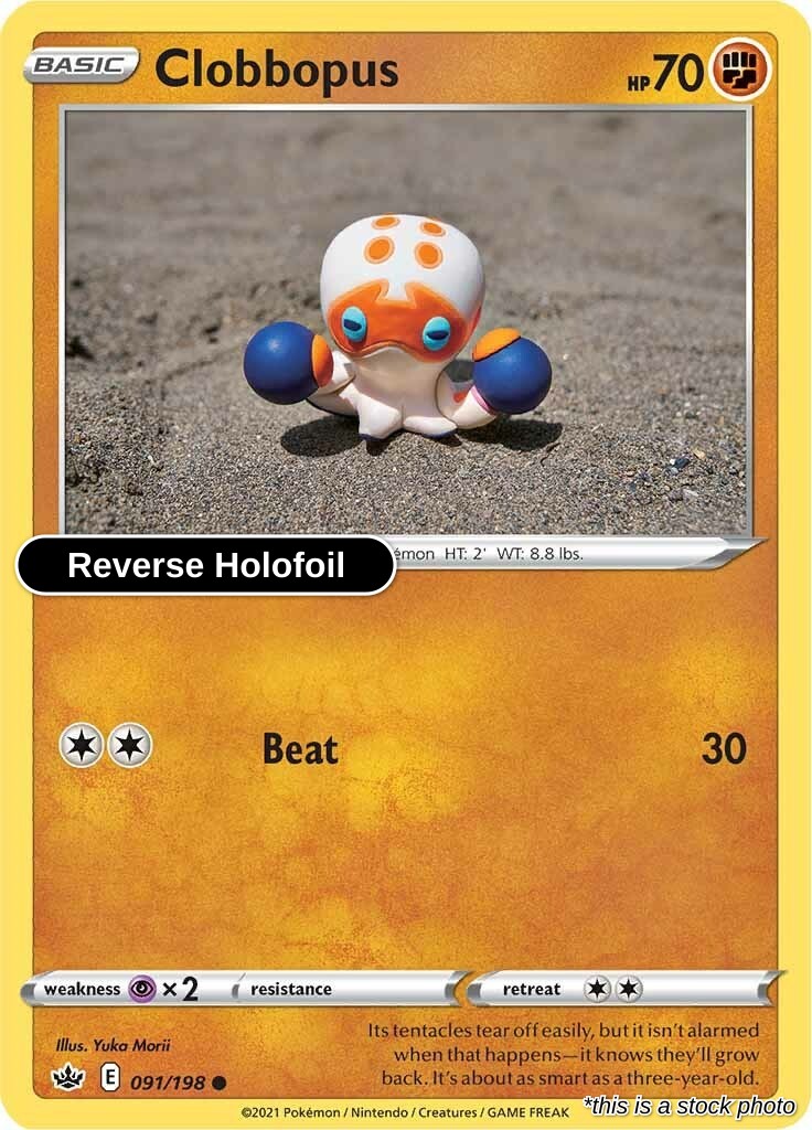 Clobbopus - 091/198 - [SWSH06 - SWSH06: Chilling Reign] - Reverse Holofoil