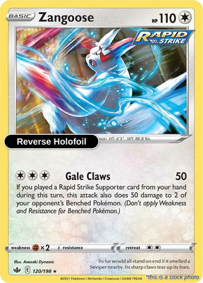 Zangoose - 120/198 - [SWSH06 - SWSH06: Chilling Reign] - Reverse Holofoil