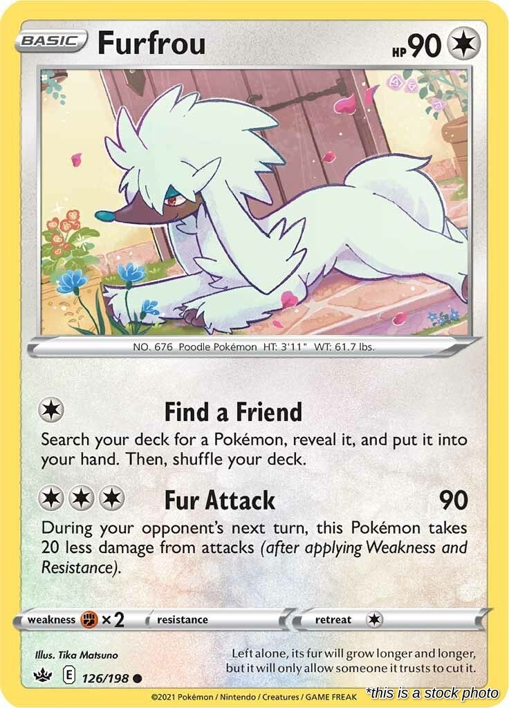Furfrou - 126/198 - [SWSH06 - SWSH06: Chilling Reign]