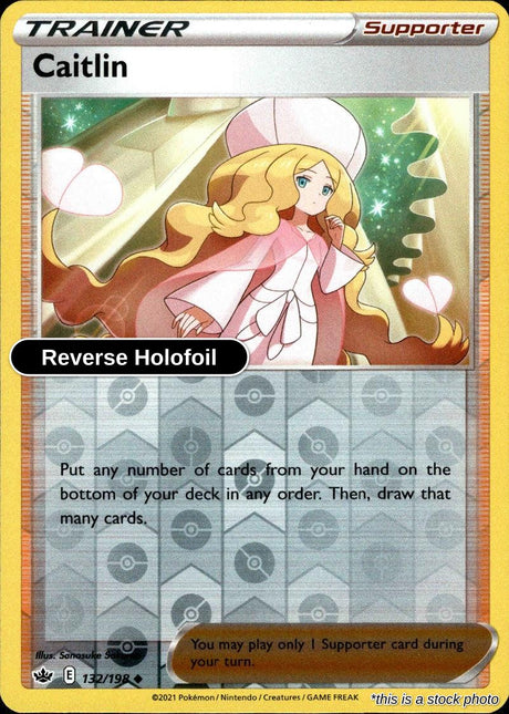 Caitlin - 132/198 - [SWSH06 - SWSH06: Chilling Reign] - Reverse Holofoil