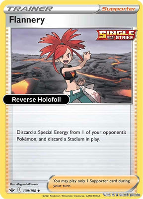 Flannery - 139/198 - [SWSH06 - SWSH06: Chilling Reign] - Reverse Holofoil