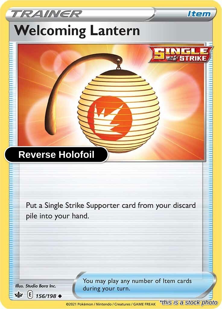 Welcoming Lantern - 156/198 - [SWSH06 - SWSH06: Chilling Reign] - Reverse Holofoil