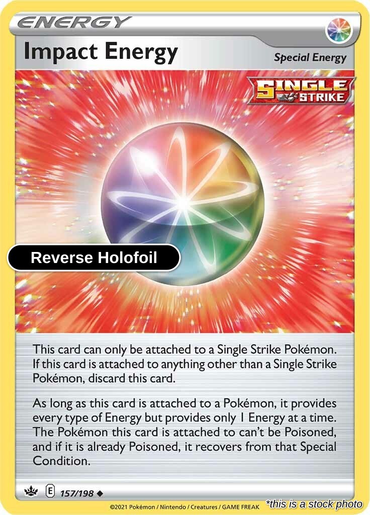 Impact Energy - 157/198 - [SWSH06 - SWSH06: Chilling Reign] - Reverse Holofoil