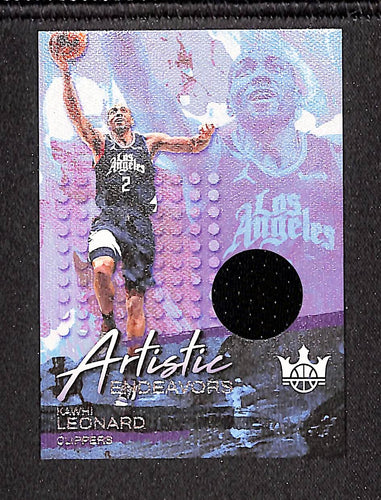 Kawhi Leonard 2023-24 Panini Court Kings Artistic Endeavors #AE-KWH