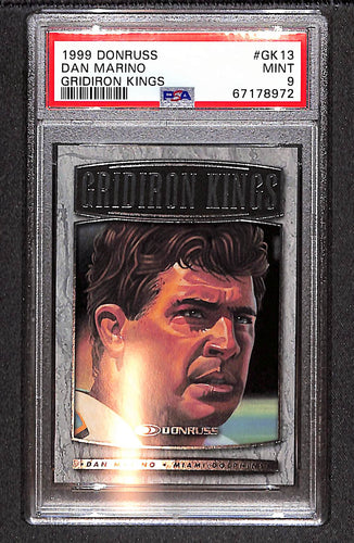 Dan Marino 1999 Donruss Gridiron Kings #GK13 /5000 PSA 9