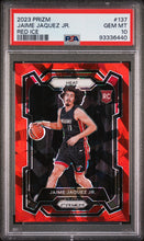 Load image into Gallery viewer, Jaime Jaquez Jr. 2023 Panini Prizm Red Ice #137 PSA 10
