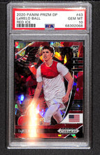 Load image into Gallery viewer, Lamelo Ball 2020 Panini Prizm Draft Picks Red Ice #43 PSA 10
