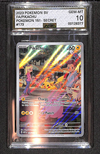 Pikachu SV: Scarlet & Violet 151 #173/165 AGS 10
